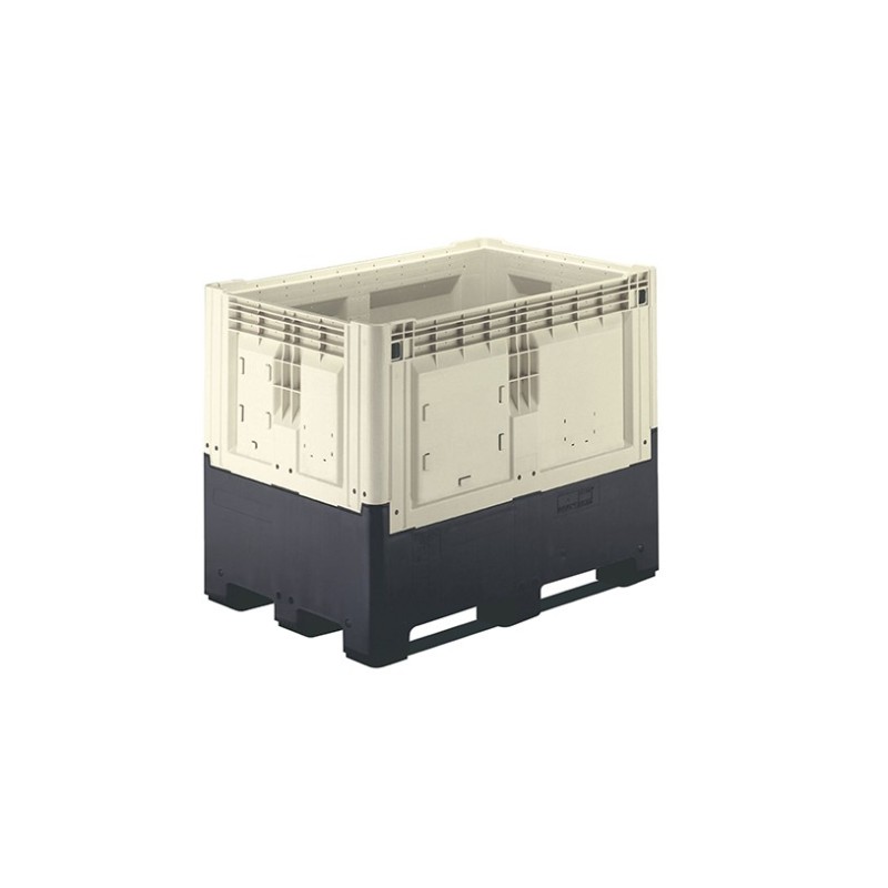 Conteneur européen pliant de 3 semelles et grand volume