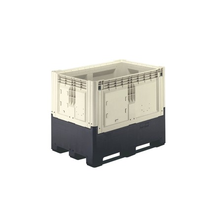 Conteneur européen pliant de 3 semelles et grand volume