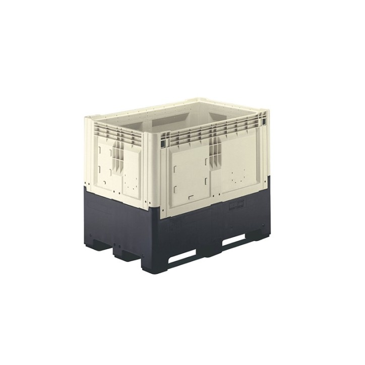 Conteneur européen pliant de 3 semelles et grand volume