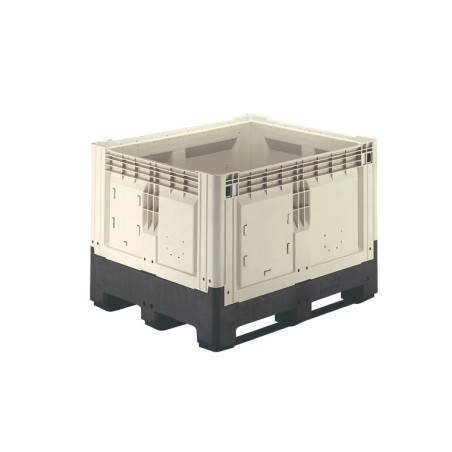 Conteneur industriel pliant de 3 semelles