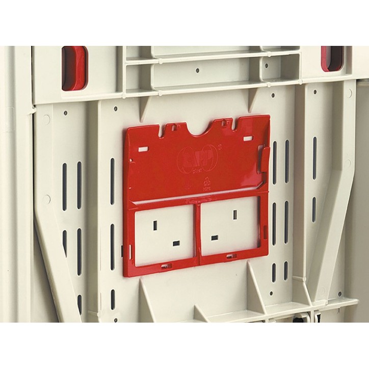 Conteneur industriel pliant de 3 semelles