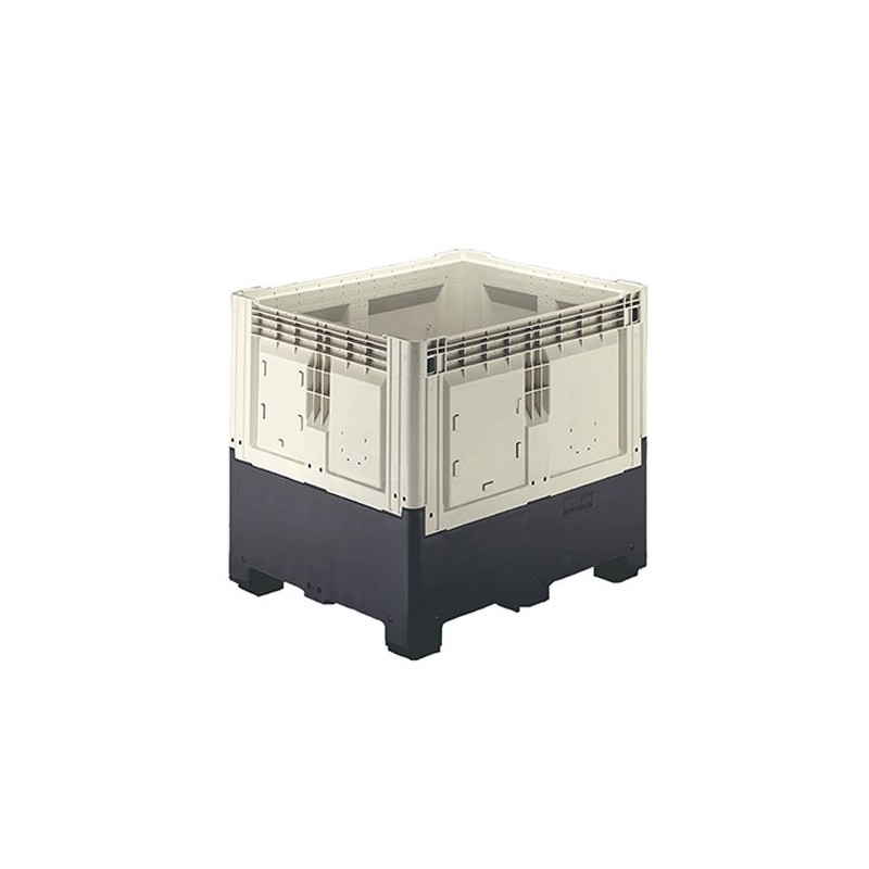 Conteneur industriel pliant de 4 pieds et grand volume