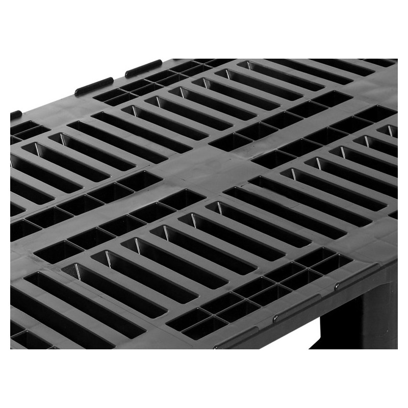 PALETTE EUROPÉENNE MONOBLOC MODÈLE H1 À 3 SEMELLES