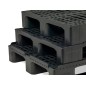 PALETTE EUROPÉENNE LOGISTIQUE FERMÉE 3 SEMELLES