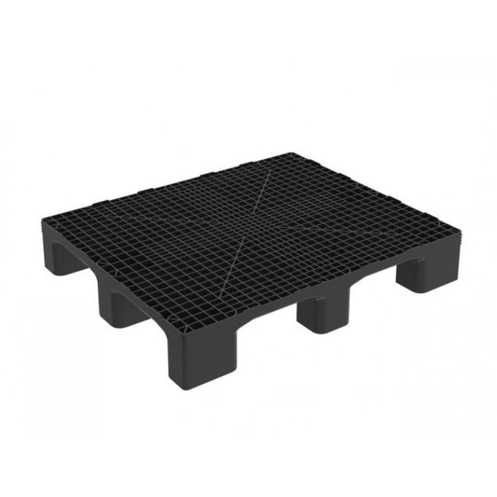 PALETTE INDUSTRIELLE MONOBLOC LOURDE SANS SEMELLES