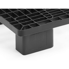 Palette Plastique Industrielle Monobloc – LOGIC 1311 (9 Pieds)