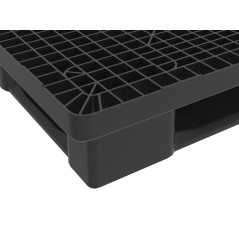 Palette Plastique Industrielle Monobloc – LOGIC PRO 1311 (1300x1100 mm)