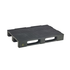 Palette Plastique Européenne Monobloc – FLAT ESD 1208-C3 (1200x800 mm)