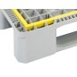 Palette Européenne Hygiénique – CLEAN 1208 (1200x800 mm, 3 semelles, 5 renforts métalliques)