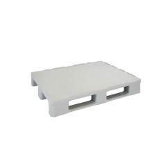 Palette Industrielle Hygiénique – CLEAN 1210 (3 semelles, 1 200×1 000 mm)