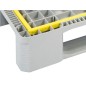 PALETTE INDUSTRIELLE HYGIÉNIQUE RENFORCÉE À 3 SEMELLES