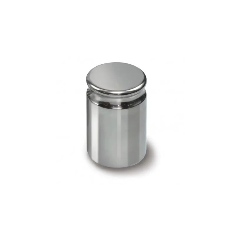 Poids individuel cylindrique en inox poli - Classe E2
