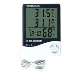 Thermomètre Hygromètre humidimètre horloge alarme (MAROC )