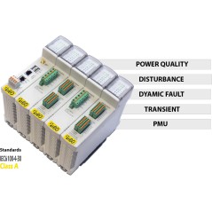 PQM 100 – Analyseur de qualité d’énergie haute précision (0,1%) – Système modulaire jusqu’à 64 canaux