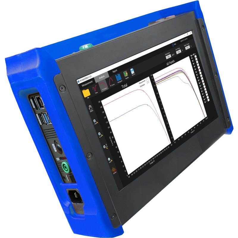 Le PV-Master 10 est un traceur de courbes IV multicanaux haute performance destiné aux tests avancés de centrales photovoltaïque