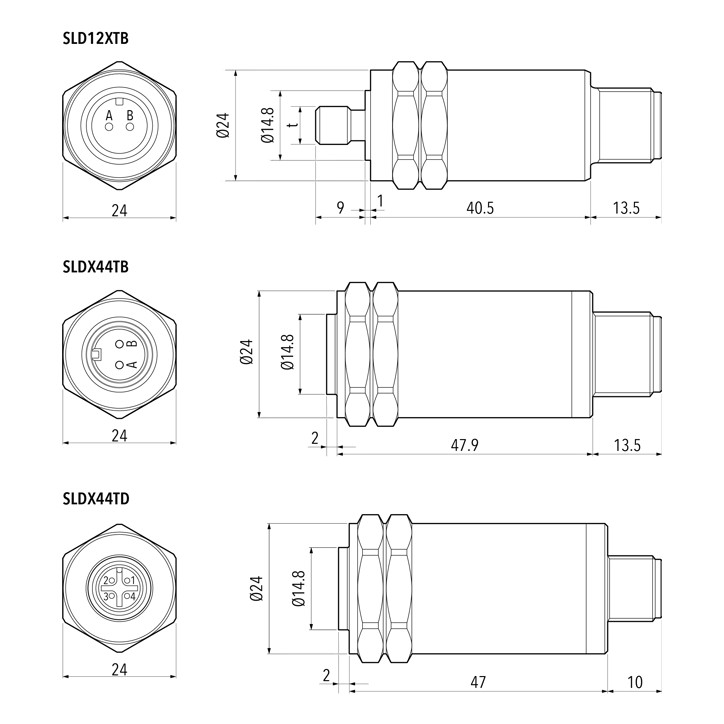 Transducteurs de vibrations – Accéléromètres industriels piézoélectriques