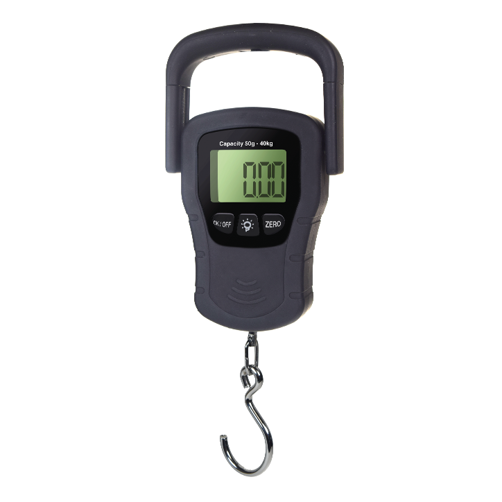 Crochet peseur de dimensions réduites idéal pour peser le bagage